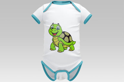 Cute Turtle Embroidery Design, Adorable Cartoon Turtle Machine Embroidery Pattern