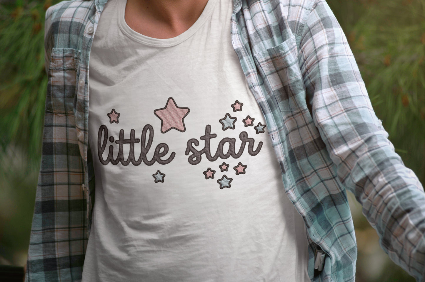 Little Star Embroidery Design, Cute Little Star Machine Embroidery Pattern, Adorable Star Embroidery Design