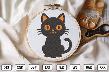 Mini Halloween Machine Embroidery Set – Cute Spooky Halloween Embroidery Designs, Small Ghost, Pumpkin, Bat & Witch Machine Embroidery