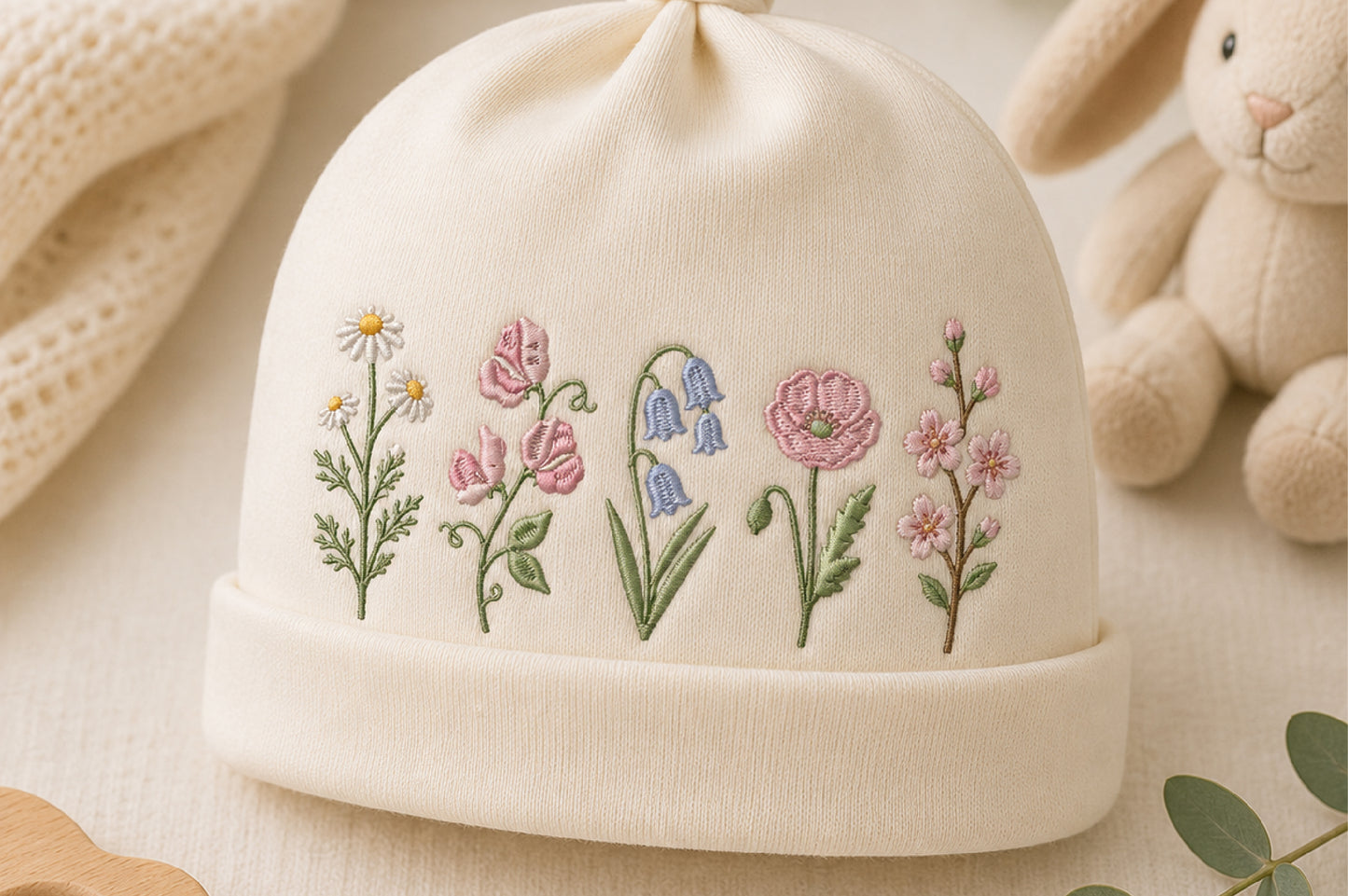 Botanical Flower Embroidery Bundle – Beautiful Floral & Botanical Machine Embroidery Designs, Nature-Inspired Flower Embroidery