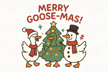 Merry Goose-Mas PNG