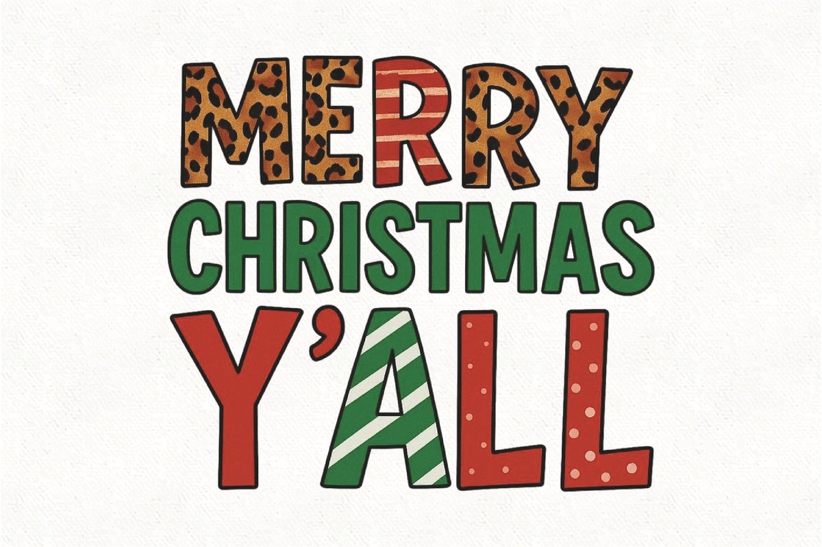 Merry Christmas Y'all PNG