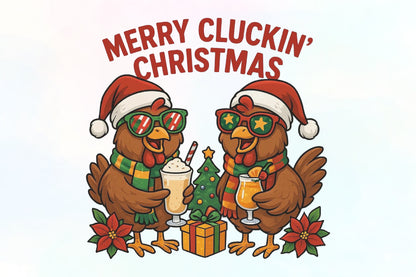 Merry Cluckin Christmas PNG