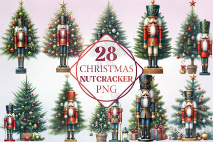 Christmas Nutcracker PNG Clipart Bundle