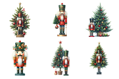 Christmas Nutcracker PNG Clipart Bundle