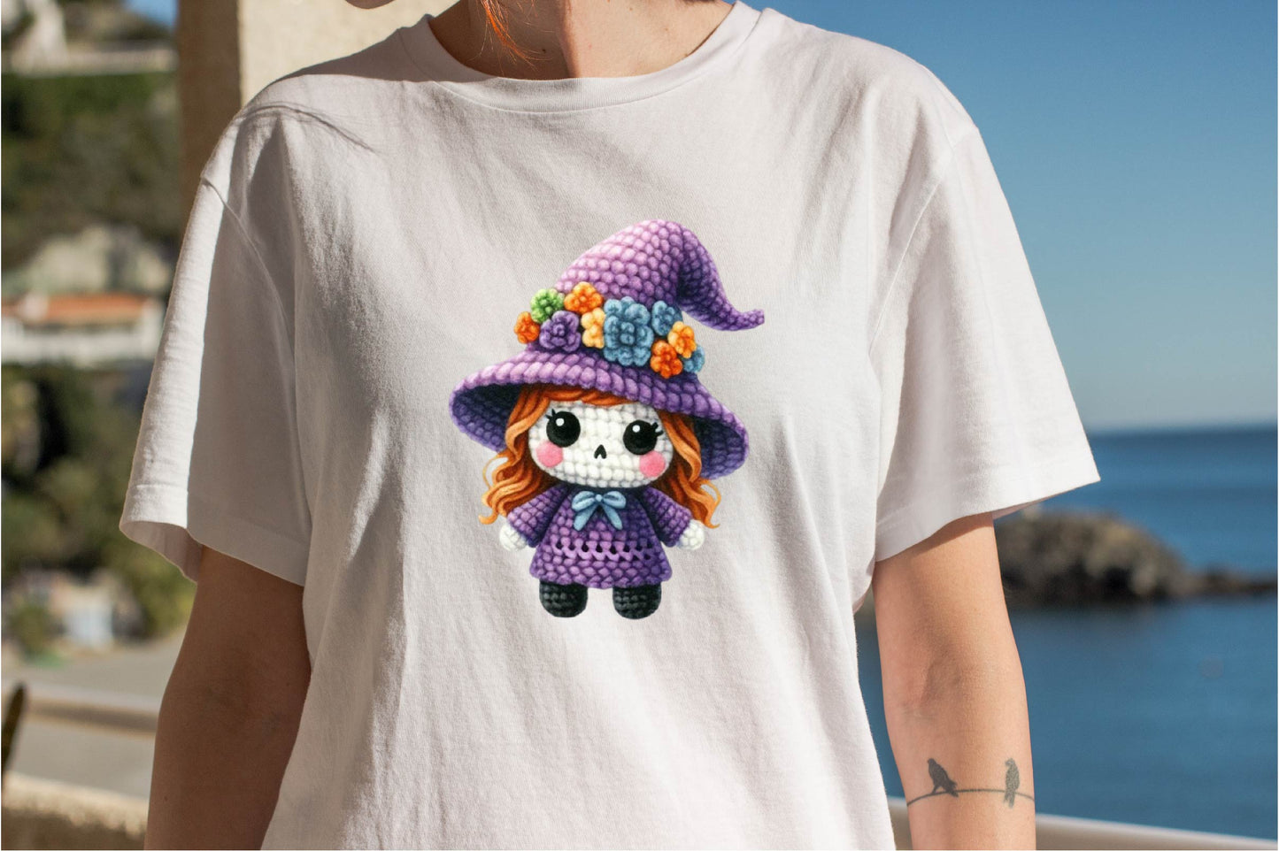 37 Halloween Cute Crochet Patterns PNG Clipart Bundle