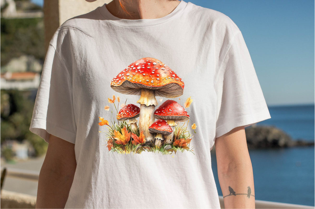 Autumn Mushroom Clipart Bundle 22 Fall Mushroom Designs