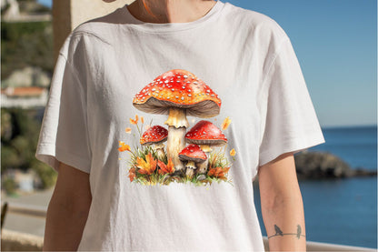 Autumn Mushroom Clipart Bundle 22 Fall Mushroom Designs