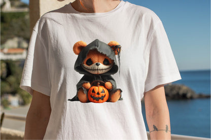 28 Halloween Scary Teddy Bear Clipart PNG Bundle