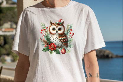 33 Christmas Owl Clipart Bundle
