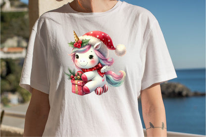 Christmas Cute Unicorn Clipart Bundle 29 Unicorn PNG Designs