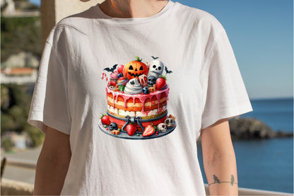 27 Halloween Party Cake Clipart PNG Bundle