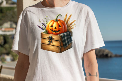 Halloween Pumpkin Watercolor Clipart PNG Bundle