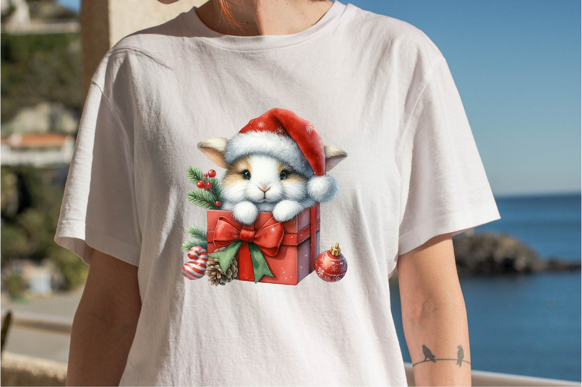 Christmas Bunny PNG Bundle 31 Cute Holiday Rabbit Designs