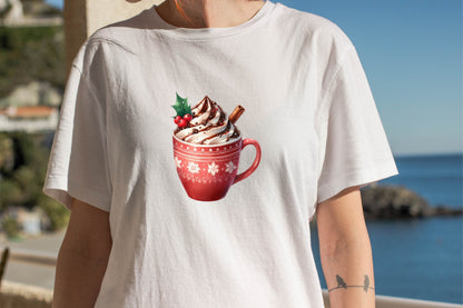 Christmas Hot Cocoa Cup PNG Clipart Bundle