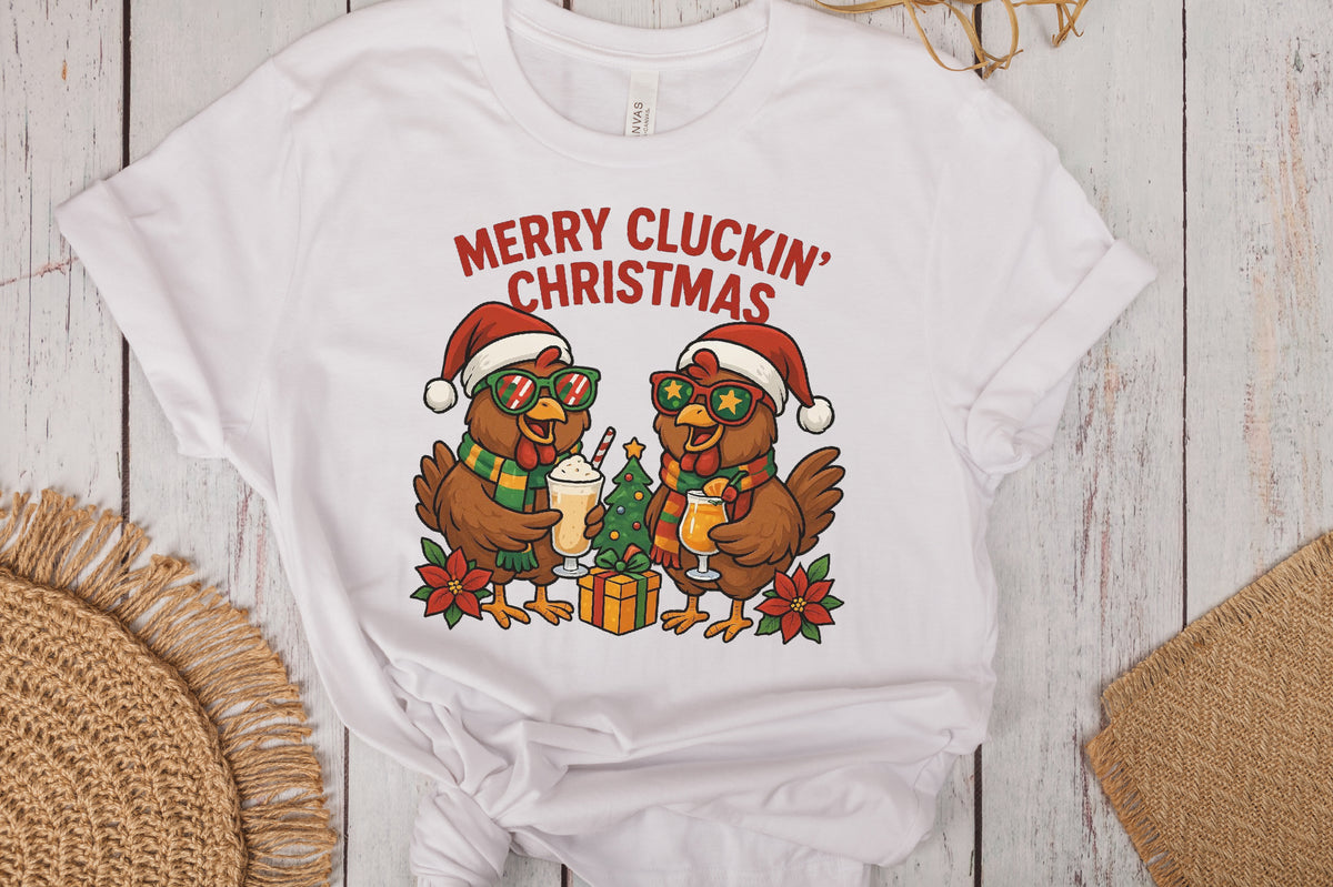 Merry Cluckin Christmas PNG