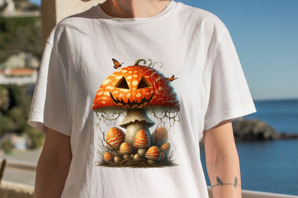41 Halloween Mushroom Clipart PNG Bundle