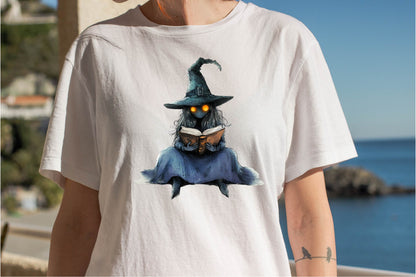 24 Halloween Witch With Book Clipart PNG Bundle