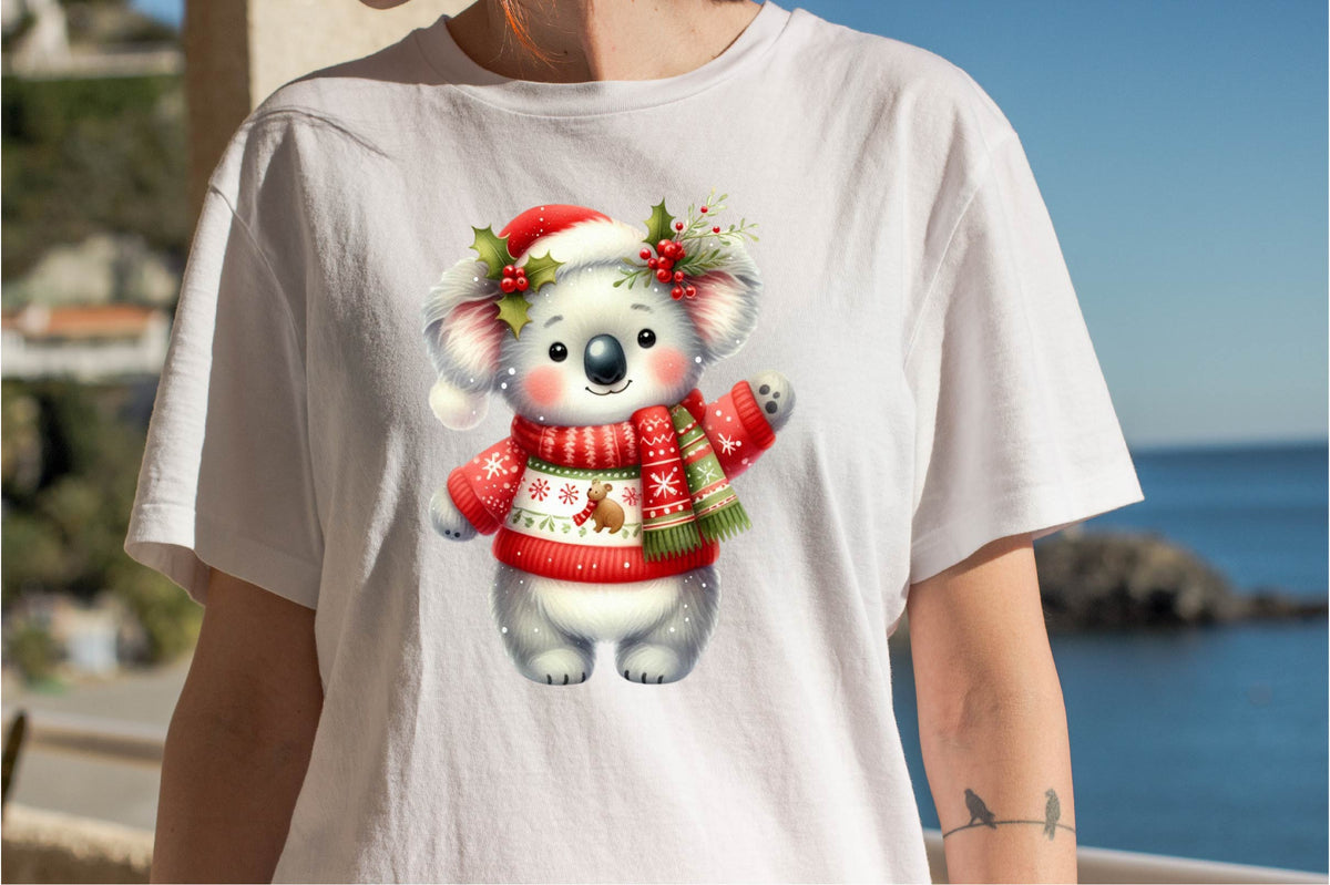 34 Christmas Koala Clipart Bundle