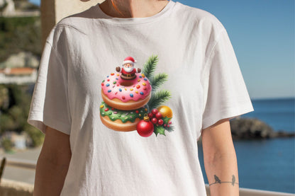 Christmas Donut PNG Clipart Bundle
