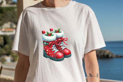 Christmas Boots PNG Bundle 27 Festive Holiday Boot Designs