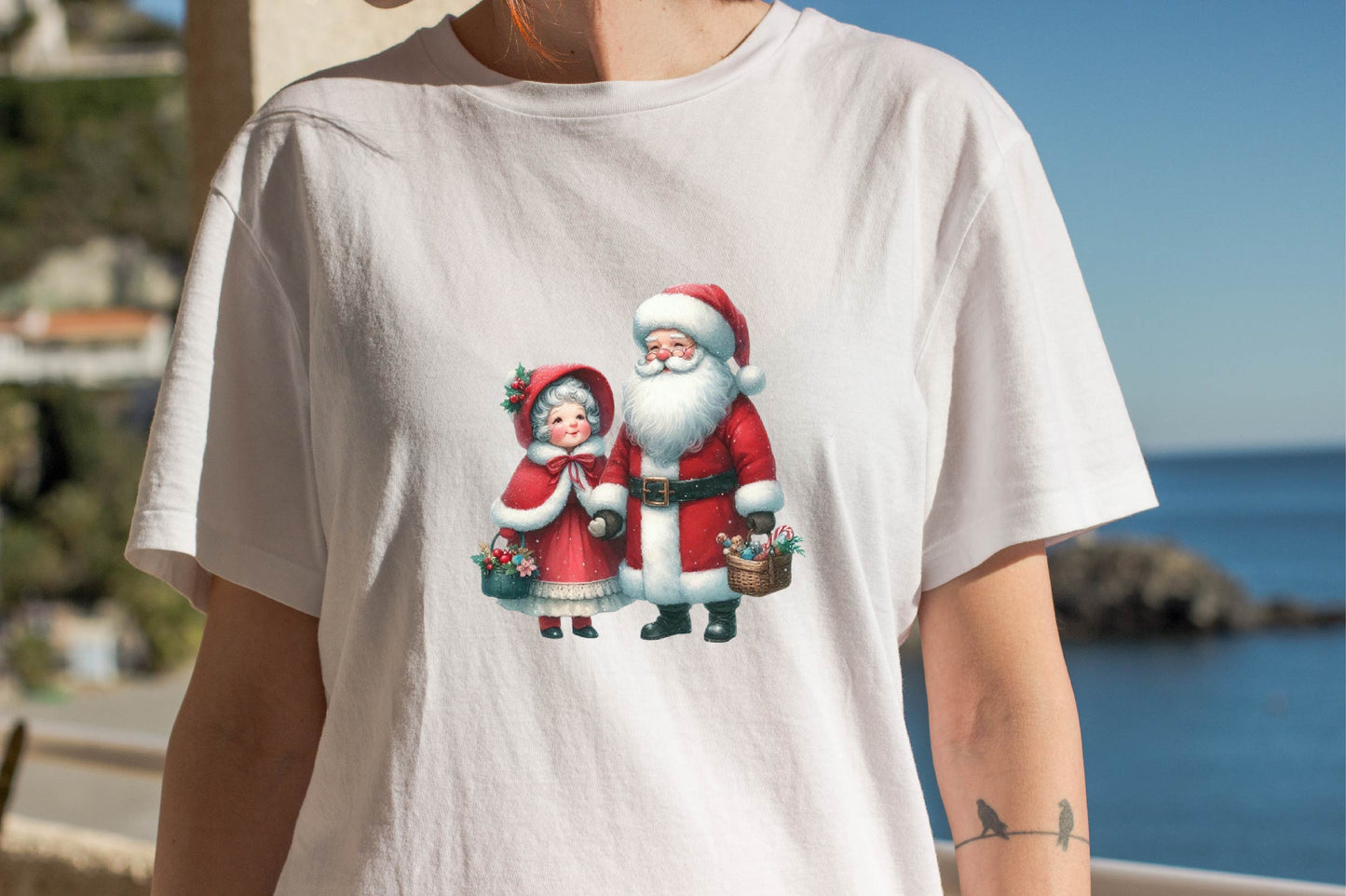 Christmas Santa and Mrs Claus PNG Bundle 25 Designs