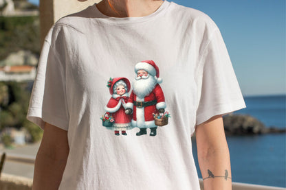 Christmas Santa and Mrs Claus PNG Bundle 25 Designs