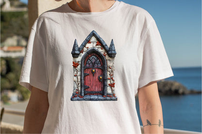 23 Halloween Gothic Door Clipart Bundle