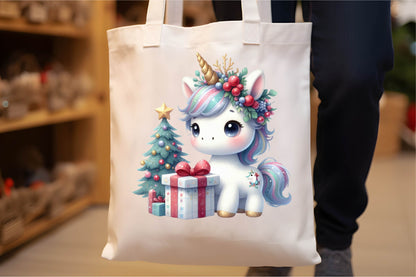 Christmas Cute Unicorn Clipart Bundle 29 Unicorn PNG Designs