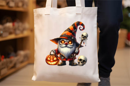 34 Halloween Scary Gnome Clipart PNG Bundle