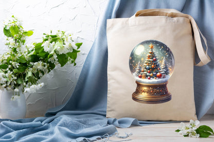 Christmas Snow Globe PNG Bundle 29 Winter Watercolor Designs