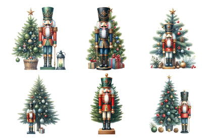 Christmas Nutcracker PNG Clipart Bundle