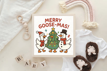 Merry Goose-Mas PNG