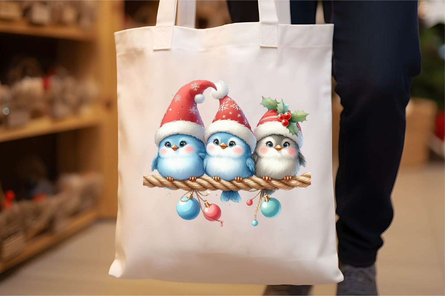 Christmas Three Birds Clipart Bundle 26 Cute Holiday Bird PNG Designs