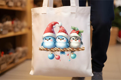 Christmas Three Birds Clipart Bundle 26 Cute Holiday Bird PNG Designs