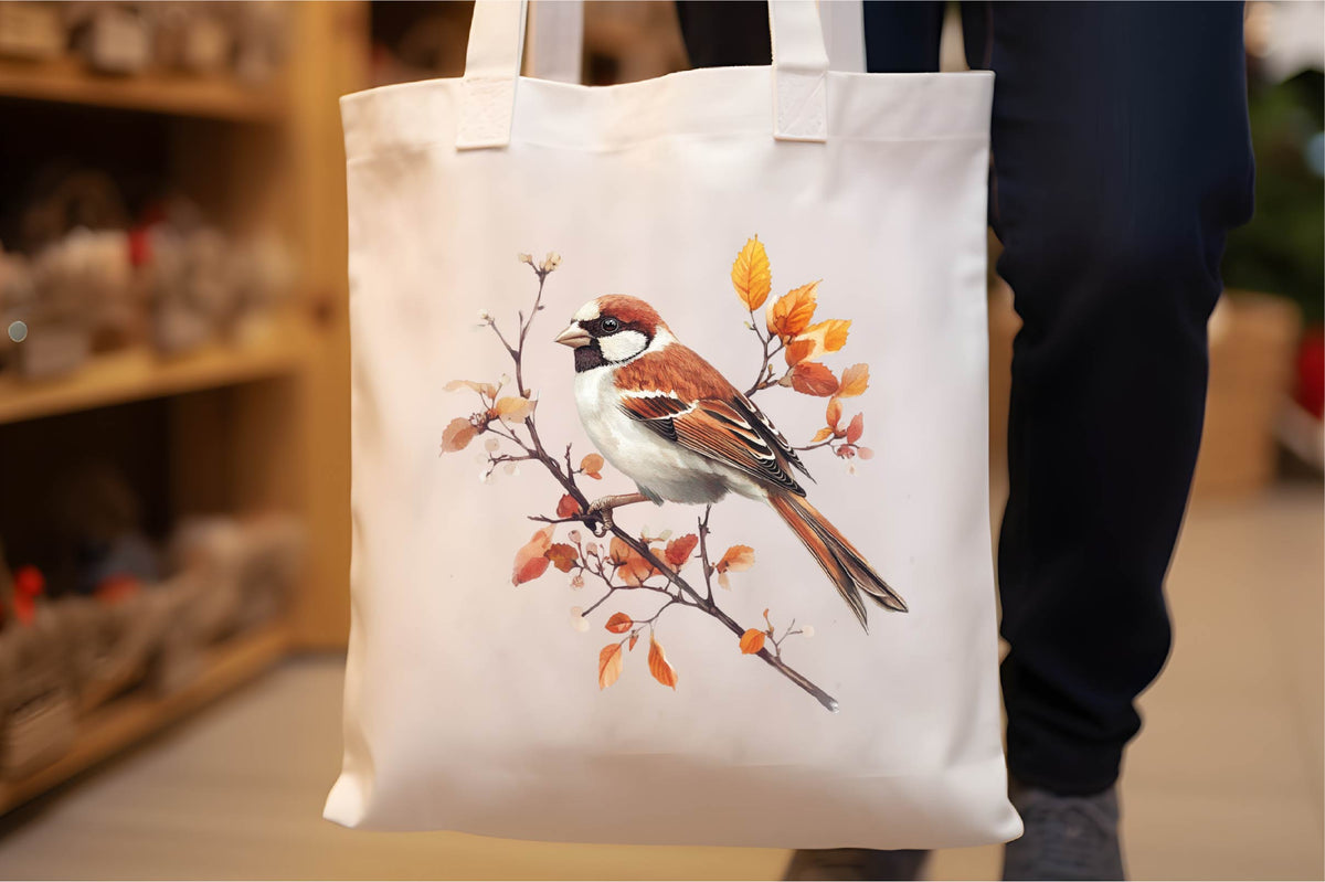 Autumn Sparrows Bird Clipart Bundle 24 Fall Sparrow Designs