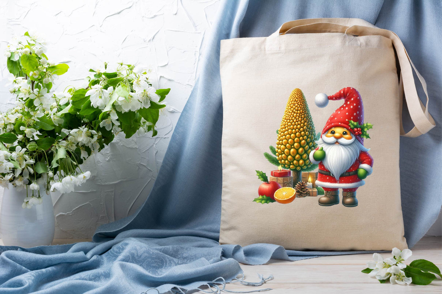 31 Christmas Jackfruit Gnome Clipart Bundle
