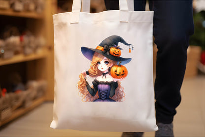 26 Halloween Witch Woman Clipart PNG Bundle