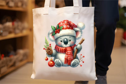 34 Christmas Koala Clipart Bundle