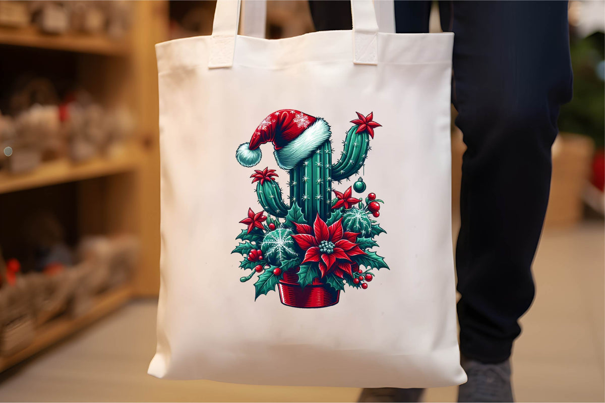 27 Christmas Cactus Clipart Bundle PNG, Christmas Cactus Sublimation