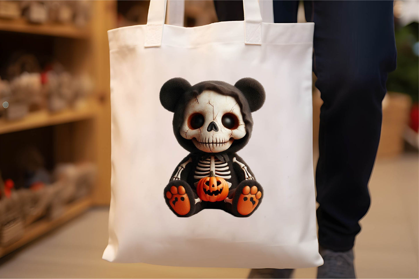 28 Halloween Scary Teddy Bear Clipart PNG Bundle