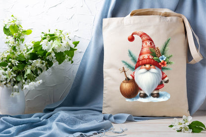 Christmas Coconut Gnome Clipart Bundle 24 Holiday Gnome PNG Designs