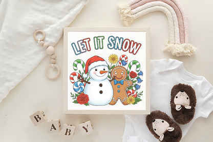 Let It Snow Christmas PNG