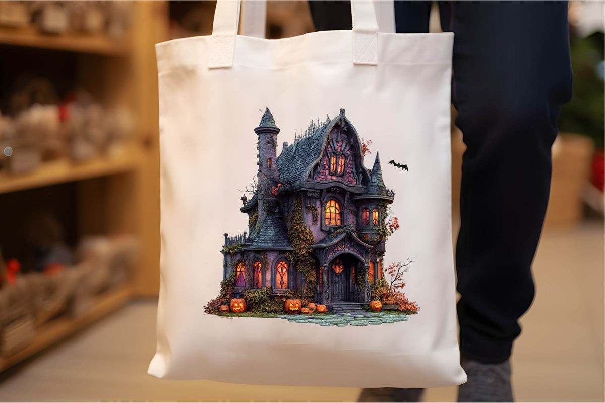 27 Halloween Gothic House Clipart Bundle