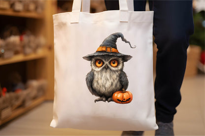 26 Halloween Witch Owl Clipart PNG Bundle