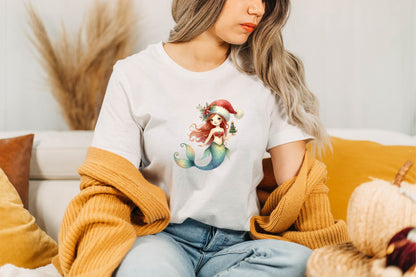 Christmas Mermaid PNG Bundle 22 Festive Mermaid Designs