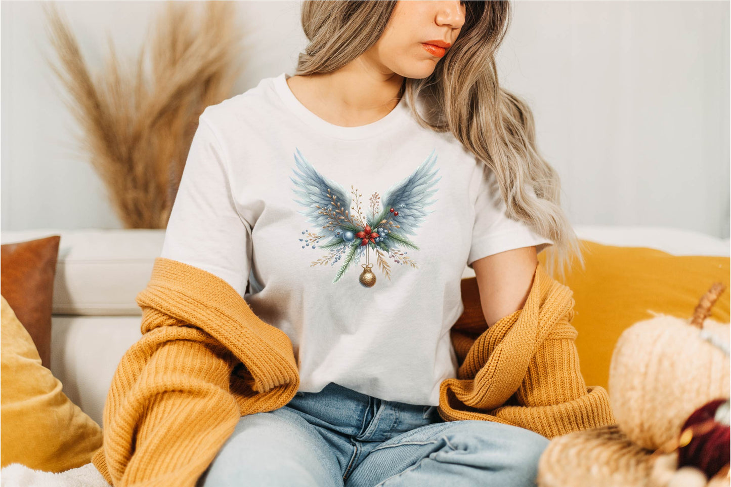 Christmas Angel Wings PNG Bundle 29 Winter Wing Clipart Designs