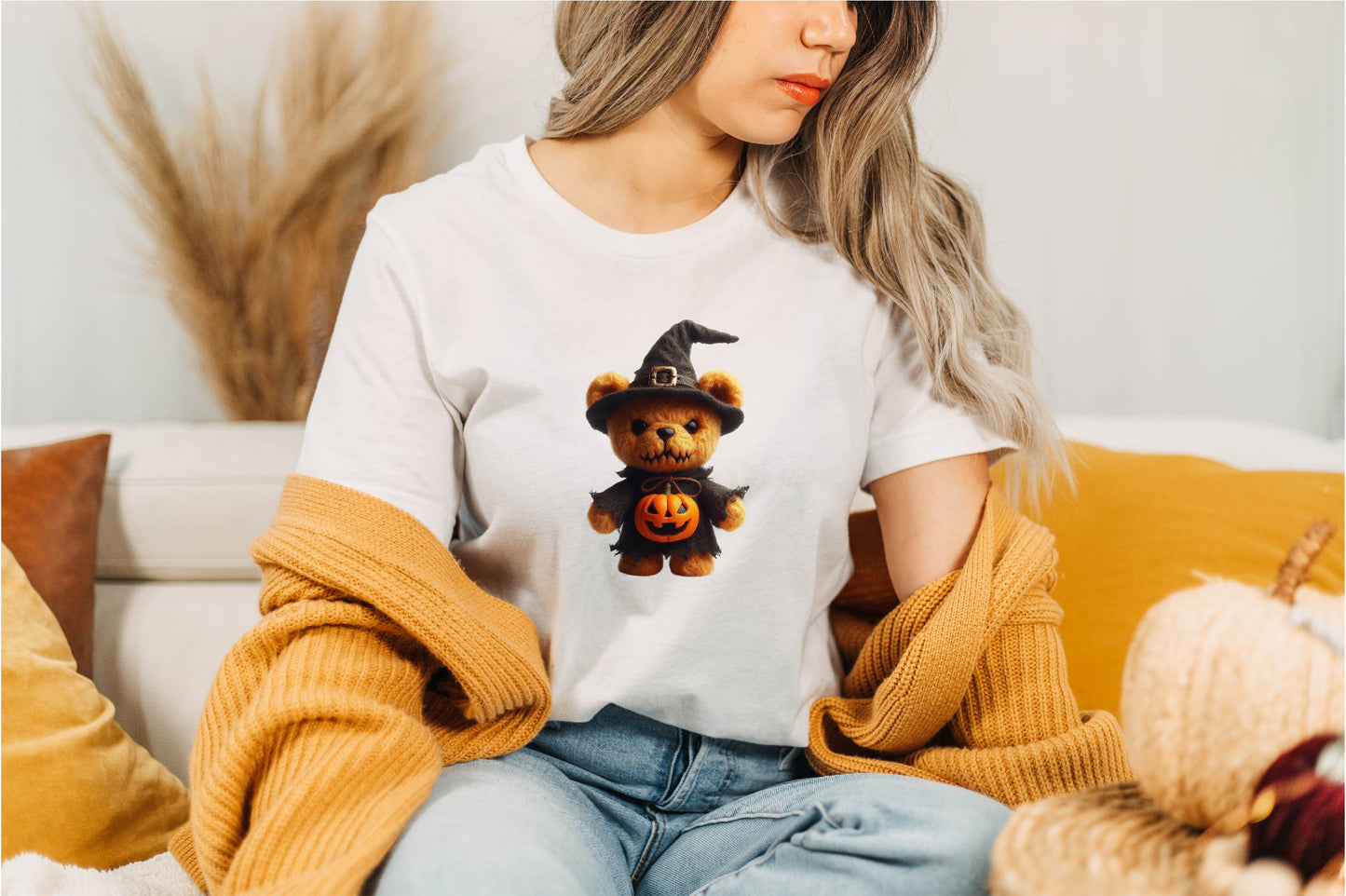 28 Halloween Scary Teddy Bear Clipart PNG Bundle