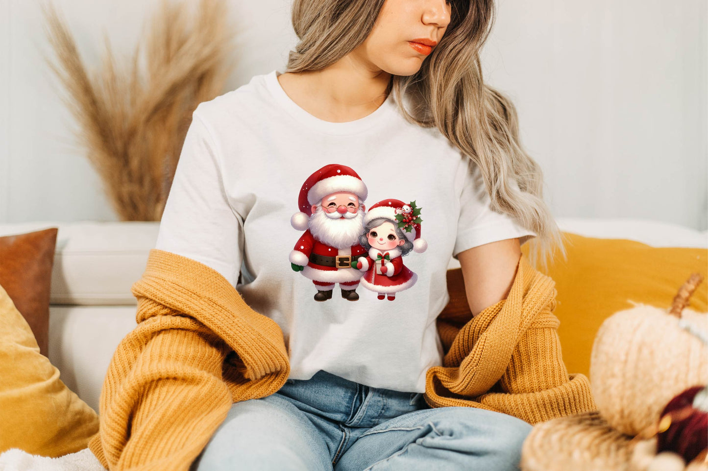 Christmas Santa and Mrs Claus PNG Bundle 25 Designs