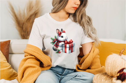Christmas Bunny PNG Bundle 31 Cute Holiday Rabbit Designs